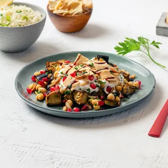 Eggplant Fatteh