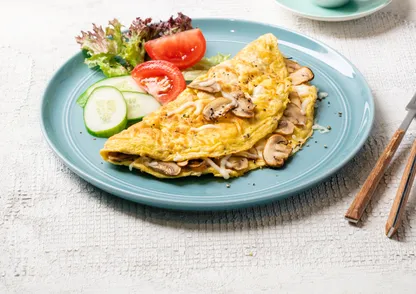 Cheese & Mushroom Omelette