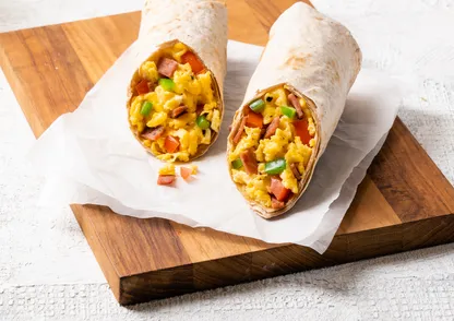 Egg & Bacon AM Burrito