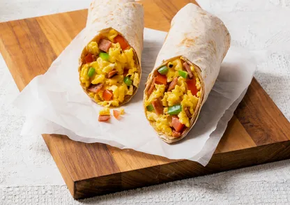 Egg & Bacon AM Burrito